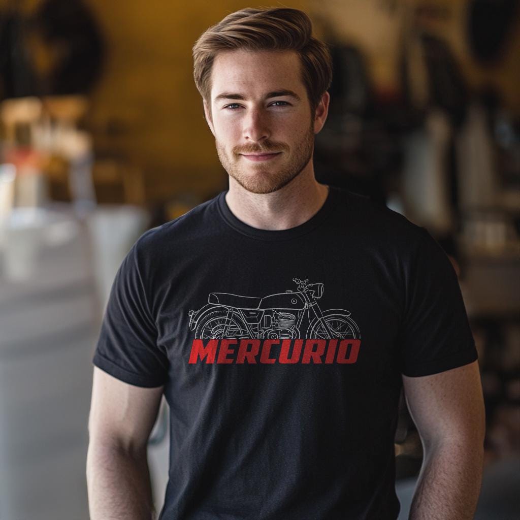 Bultaco Mercurio 155 GT 1974 - 1976 Inspired T-Shirt - Motorcycle Tee Shirt for Riders