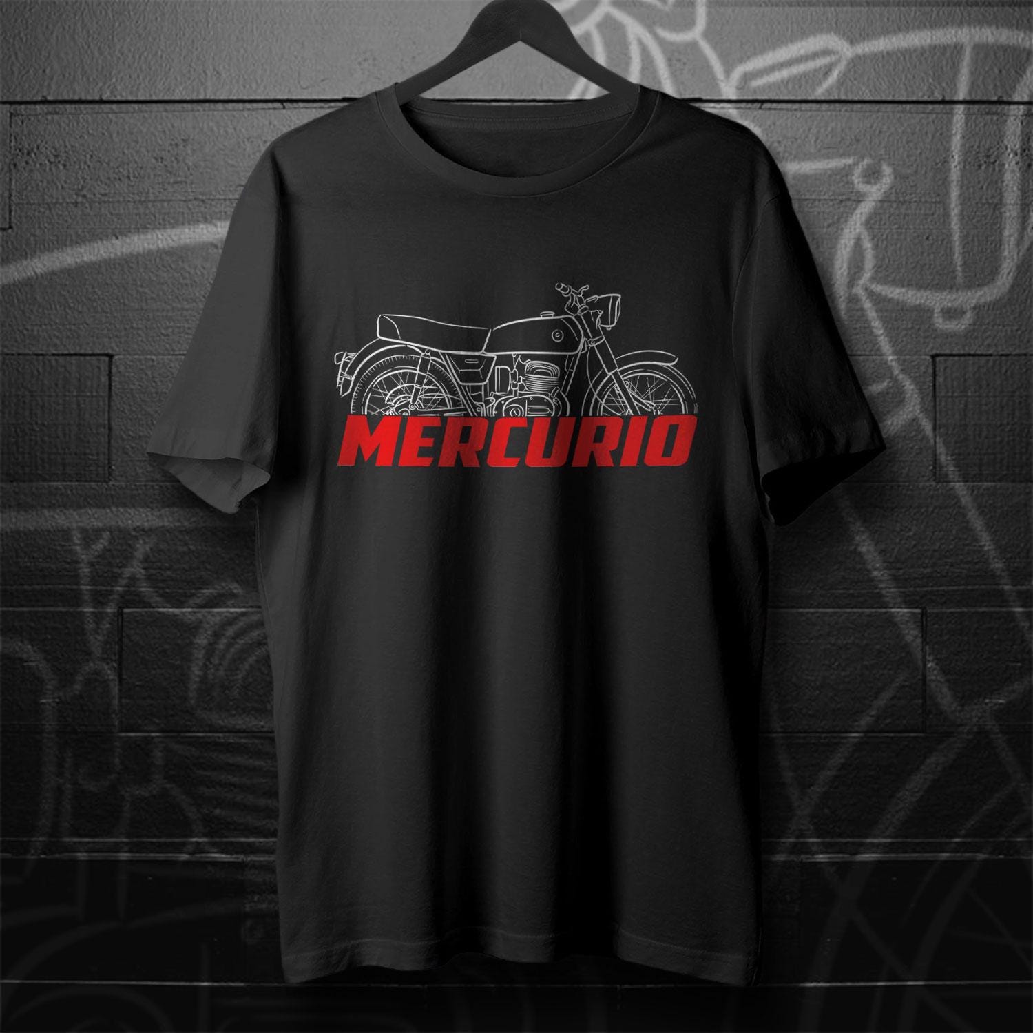 Bultaco Mercurio 155 GT 1974 - 1976 Inspired T-Shirt - Motorcycle Tee Shirt for Riders