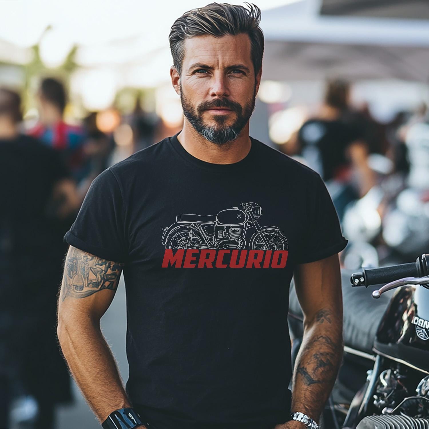 Bultaco Mercurio 155 Inspired T-Shirt - Motorcycle Tee Shirt for Riders