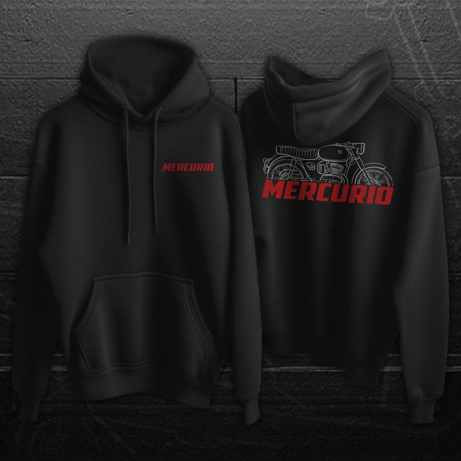 Bultaco Mercurio 155 Inspired Hoodie - Motorcycle Sweatshirt for Riders