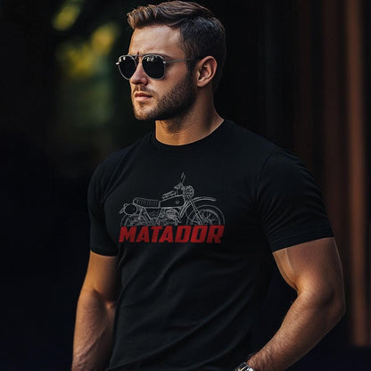 Bultaco Matador Mk4 & Mk5 SD 250 1971 - 1975 Inspired T-Shirt - Motorcycle Tee Shirt for Riders
