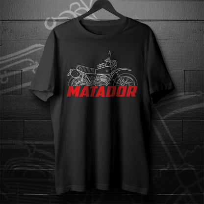 Bultaco Matador Mk4 & Mk5 SD 250 1971 - 1975 Inspired T-Shirt - Motorcycle Tee Shirt for Riders