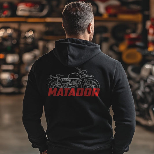 Bultaco Matador Mk2 1965 - 1967 Inspired Hoodie - Motorcycle Sweatshirt for Riders