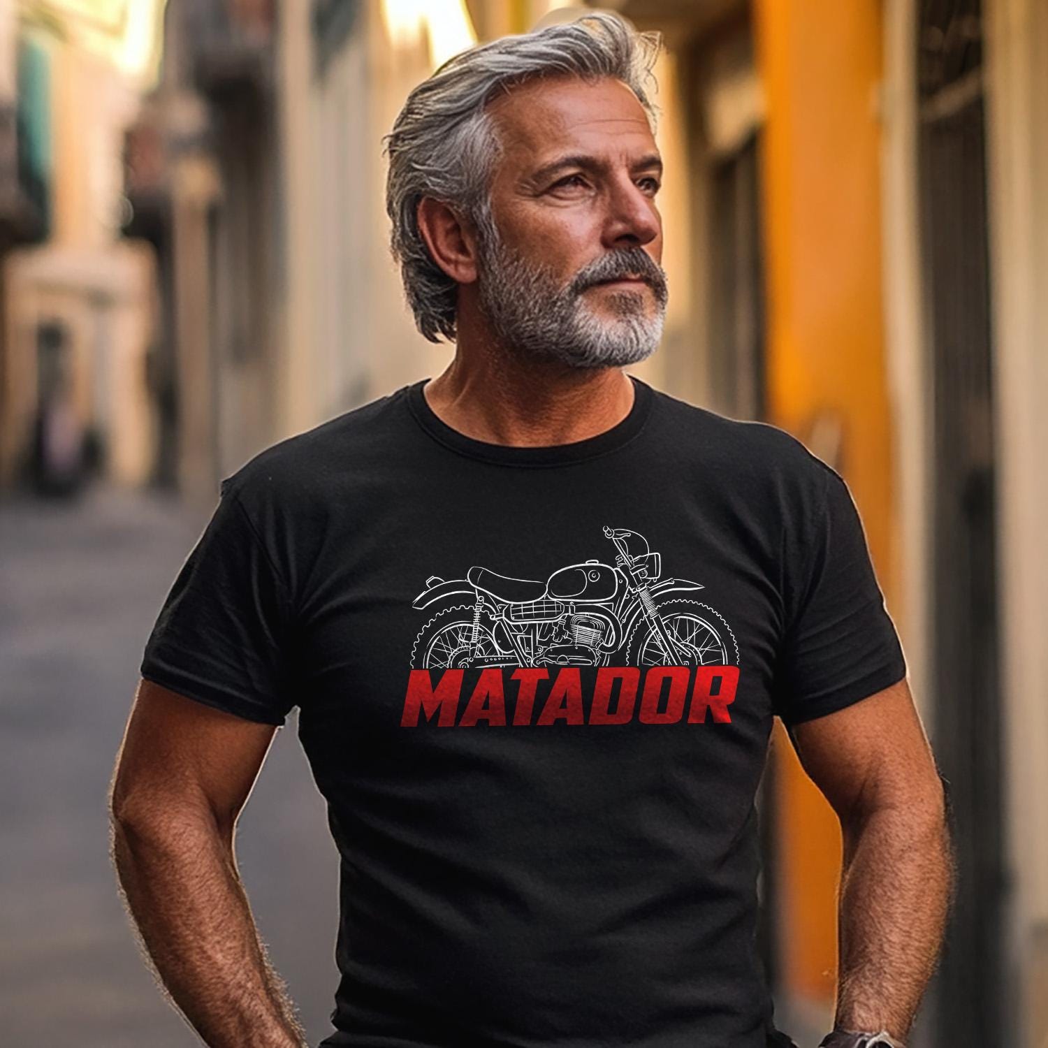 Bultaco Matador 200 1963 - 1965 Inspired T-Shirt - Motorcycle Tee Shirt for Riders