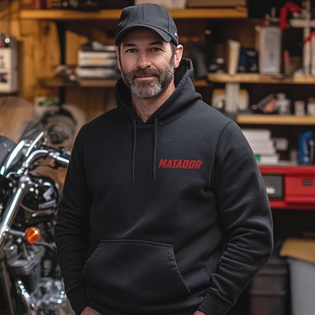 Bultaco Matador Mk2 1965 - 1967 Inspired Hoodie - Motorcycle Sweatshirt for Riders