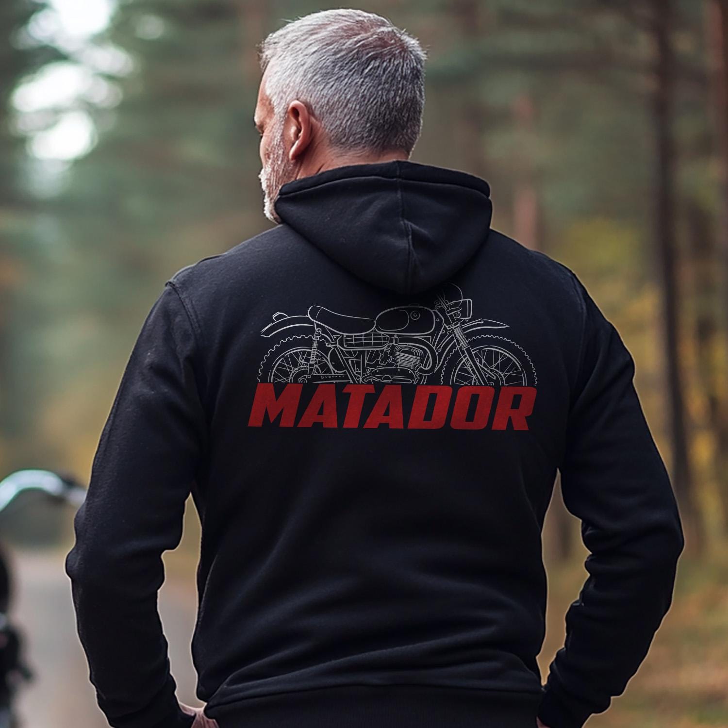 Bultaco Matador 200 1963 - 1965 Inspired Hoodie - Motorcycle Sweatshirt for Riders