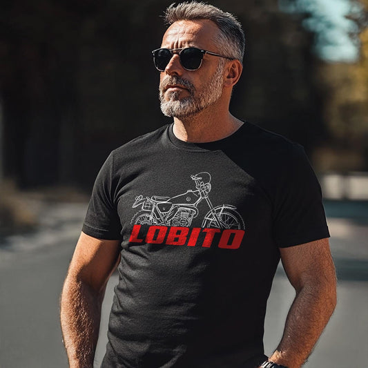 Bultaco Lobito T74 & T125 1975 - 1976 Inspired T-Shirt - Motorcycle Tee Shirt for Riders