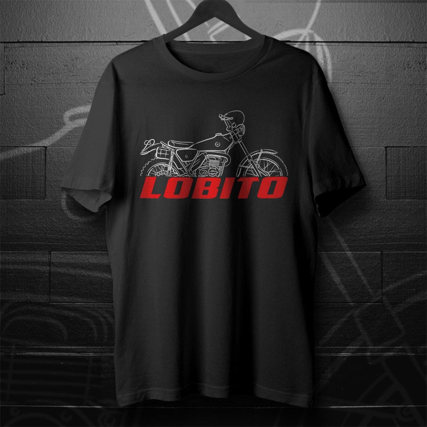Bultaco Lobito T74 & T125 1975 - 1976 Inspired T-Shirt - Motorcycle Tee Shirt for Riders