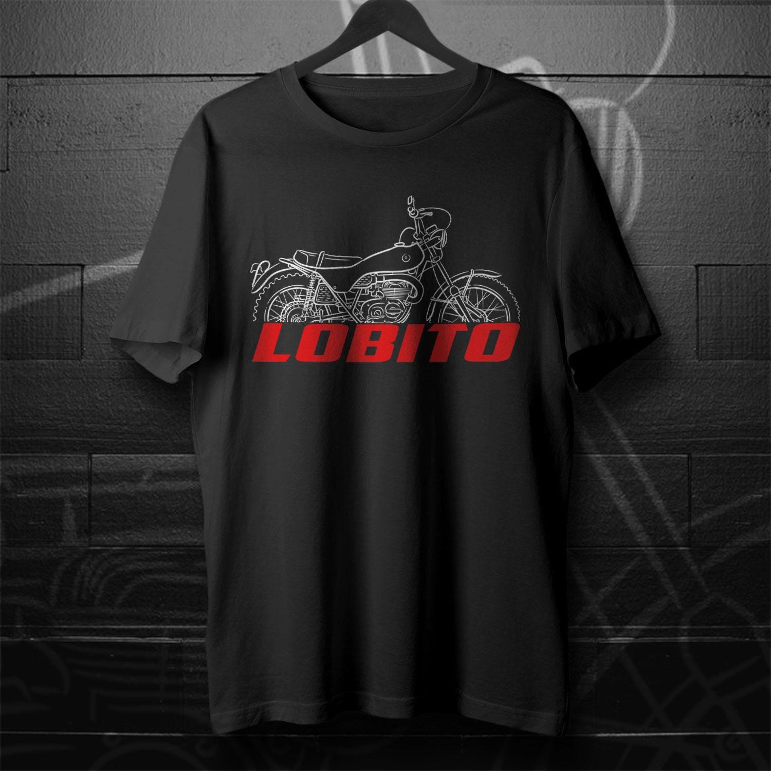 Bultaco Lobito Mk8 1974 - 1976 ( 75 125 175 ) Inspired T-Shirt - Motorcycle Tee Shirt for Riders