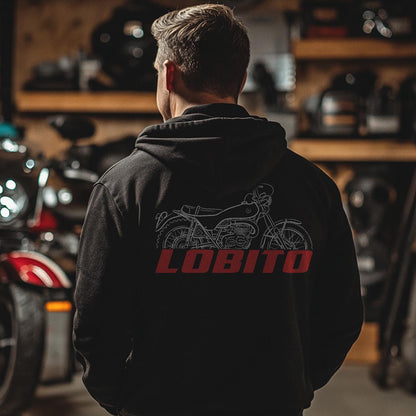 Bultaco Lobito Mk8 1974 - 1976 ( 75 125 175 ) Inspired Hoodie - Motorcycle Sweatshirt for Riders