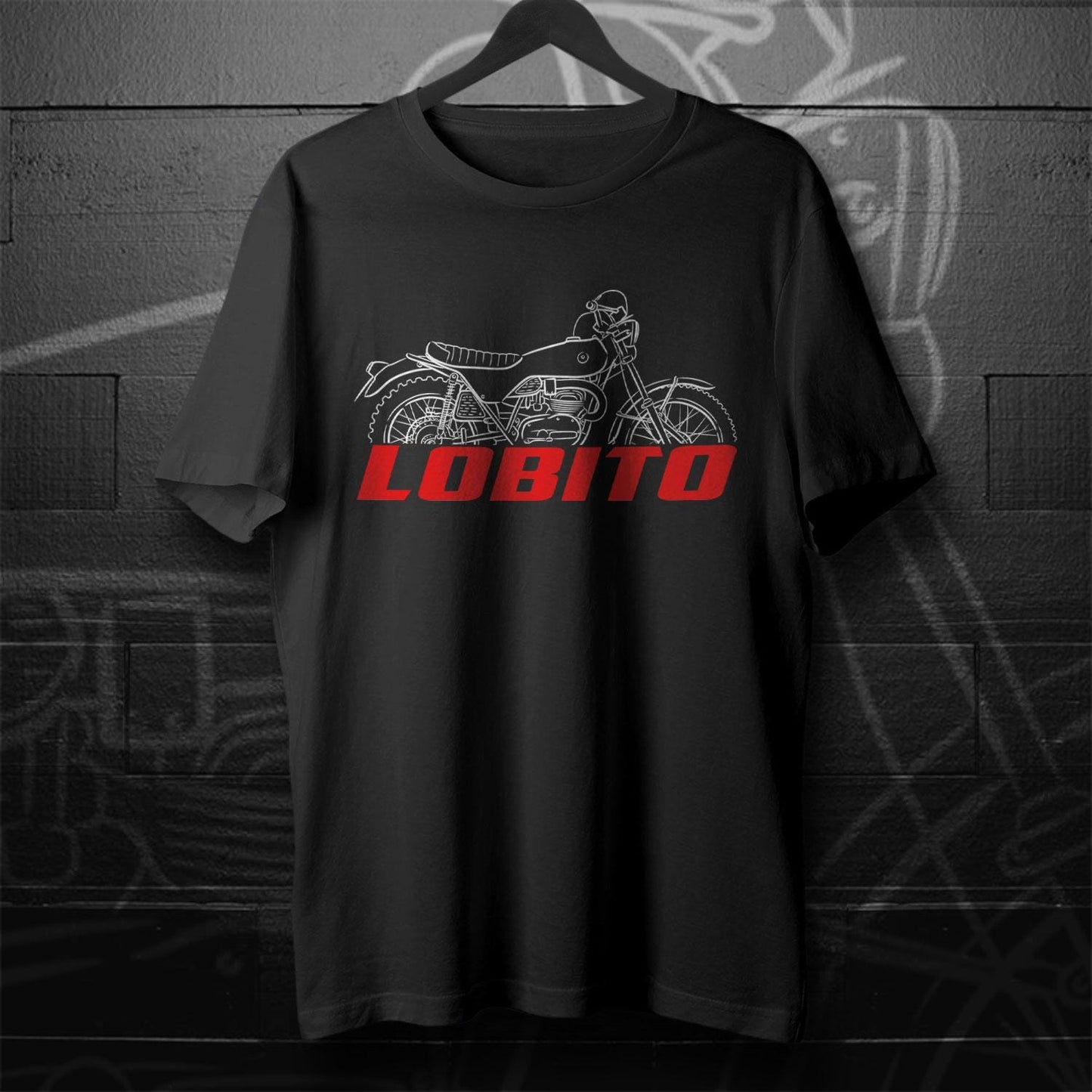 Bultaco Lobito Mk6 1972 - 1973 (74 125 175) Inspired T-Shirt - Motorcycle Tee Shirt for Riders