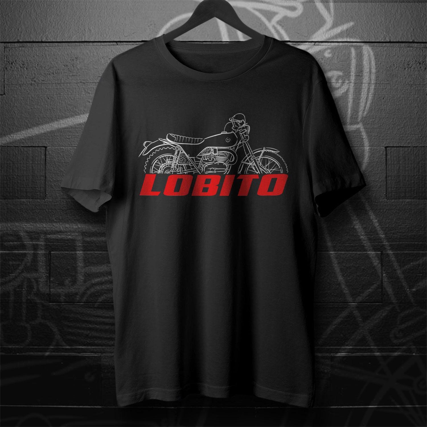 Bultaco Lobito Mk6 1972 - 1973 (74 125 175) Inspired T-Shirt - Motorcycle Tee Shirt for Riders