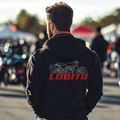 Bultaco Lobito Mk6 1972 - 1973 (74 125 175) Inspired Hoodie - Motorcycle Sweatshirt for Riders