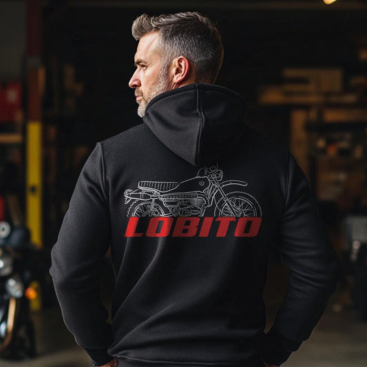 Bultaco Lobito Mk5 1971 - 1973 ( 125 175 ) Inspired Hoodie - Motorcycle Sweatshirt for Riders