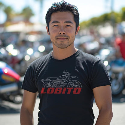 Bultaco Lobito Mk4 1970 - 1971 (125 175) Inspired T-Shirt - Motorcycle Tee Shirt for Riders
