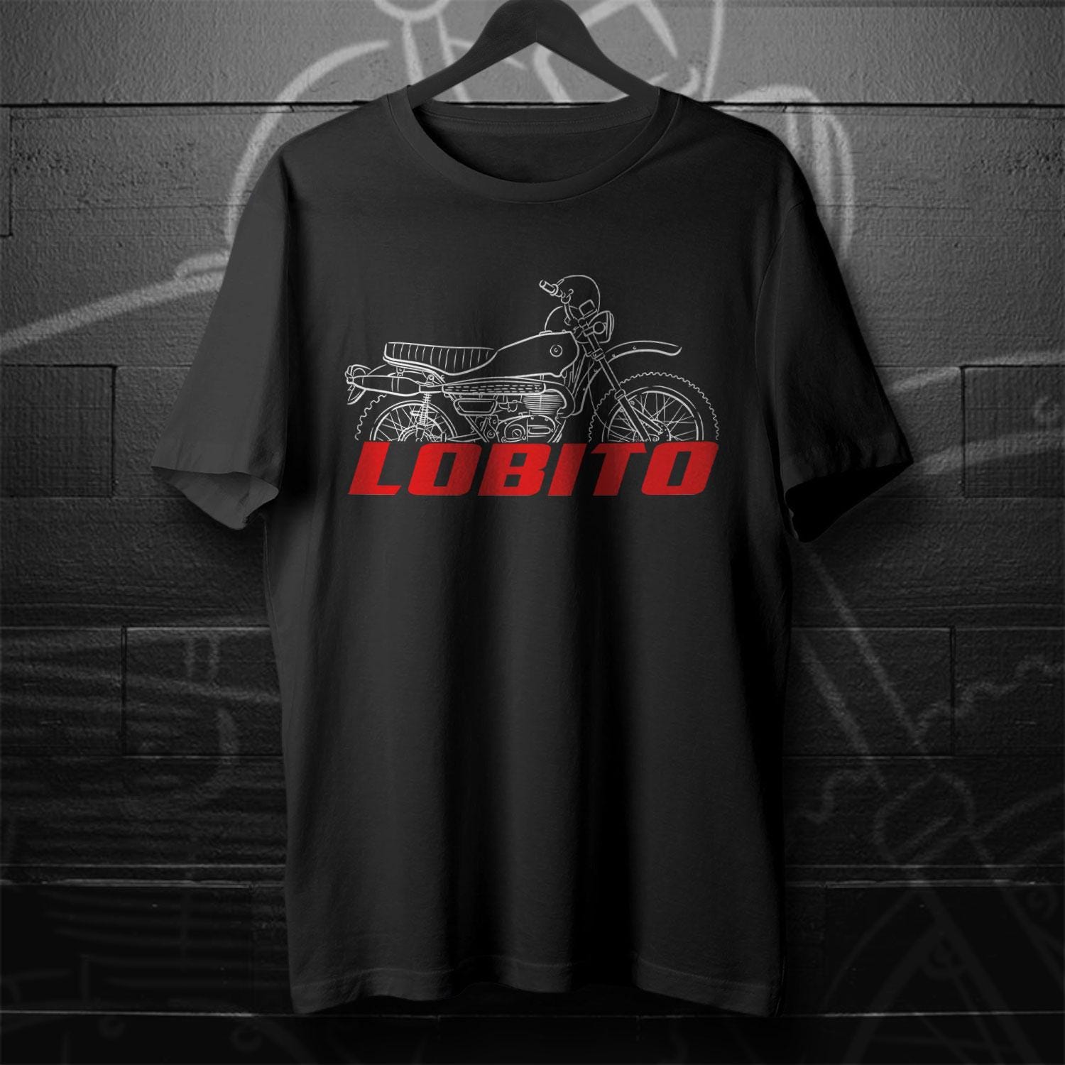 Bultaco Lobito Mk5 1971 - 1973 ( 125 175 ) Inspired T-Shirt - Motorcycle Tee Shirt for Riders