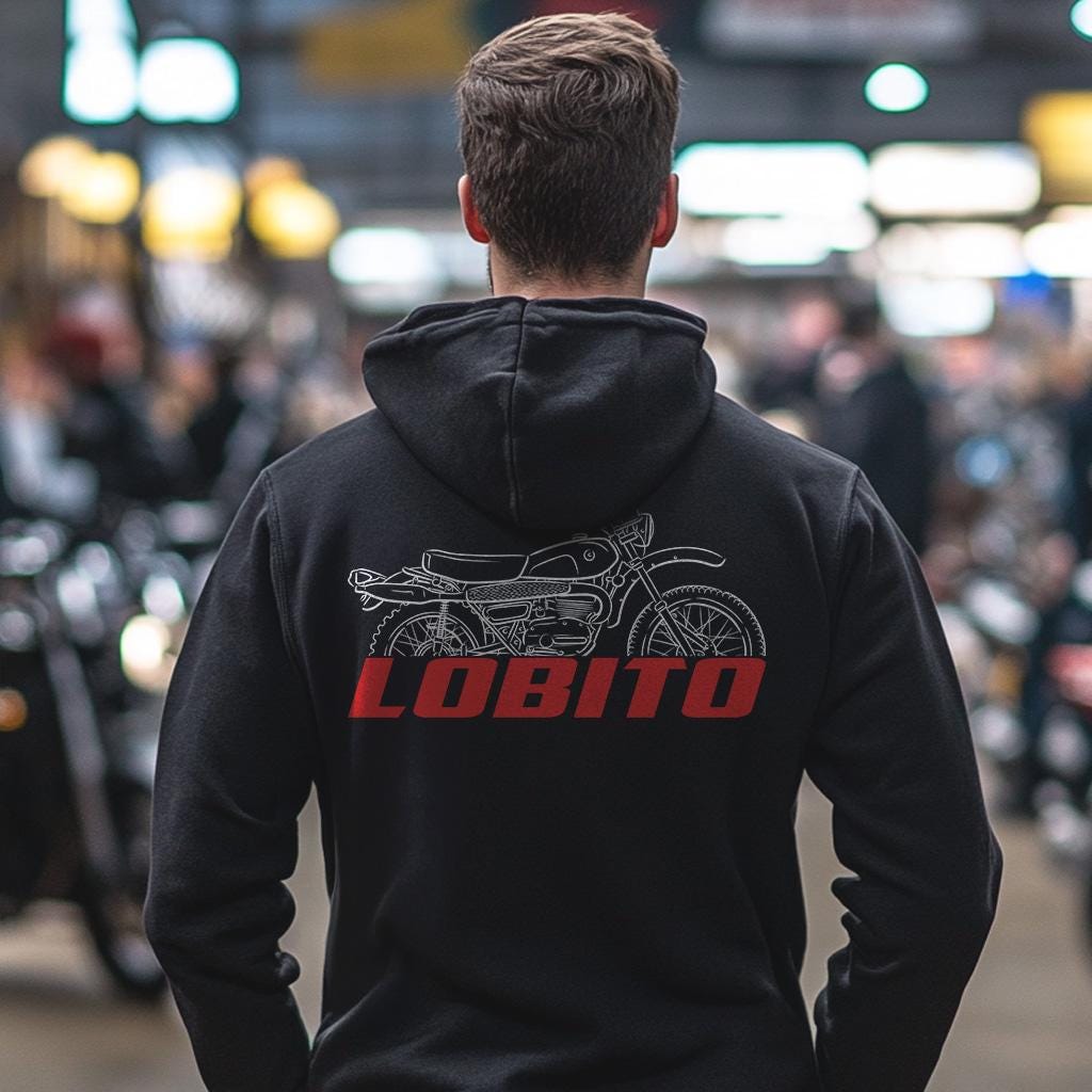 Bultaco Lobito Mk4 1970 - 1971 ( 125 175 ) Inspired Hoodie - Motorcycle Sweatshirt for Riders