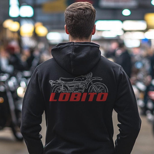 Bultaco Lobito Mk4 1970 - 1971 ( 125 175 ) Inspired Hoodie - Motorcycle Sweatshirt for Riders