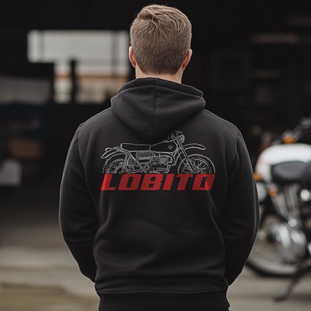Bultaco Lobito Mk3 1969 - 1972 ( 74 100 125 ) Inspired Hoodie - Motorcycle Sweatshirt for Riders