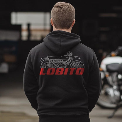 Bultaco Lobito Mk3 1969 - 1972 ( 74 100 125 ) Inspired Hoodie - Motorcycle Sweatshirt for Riders