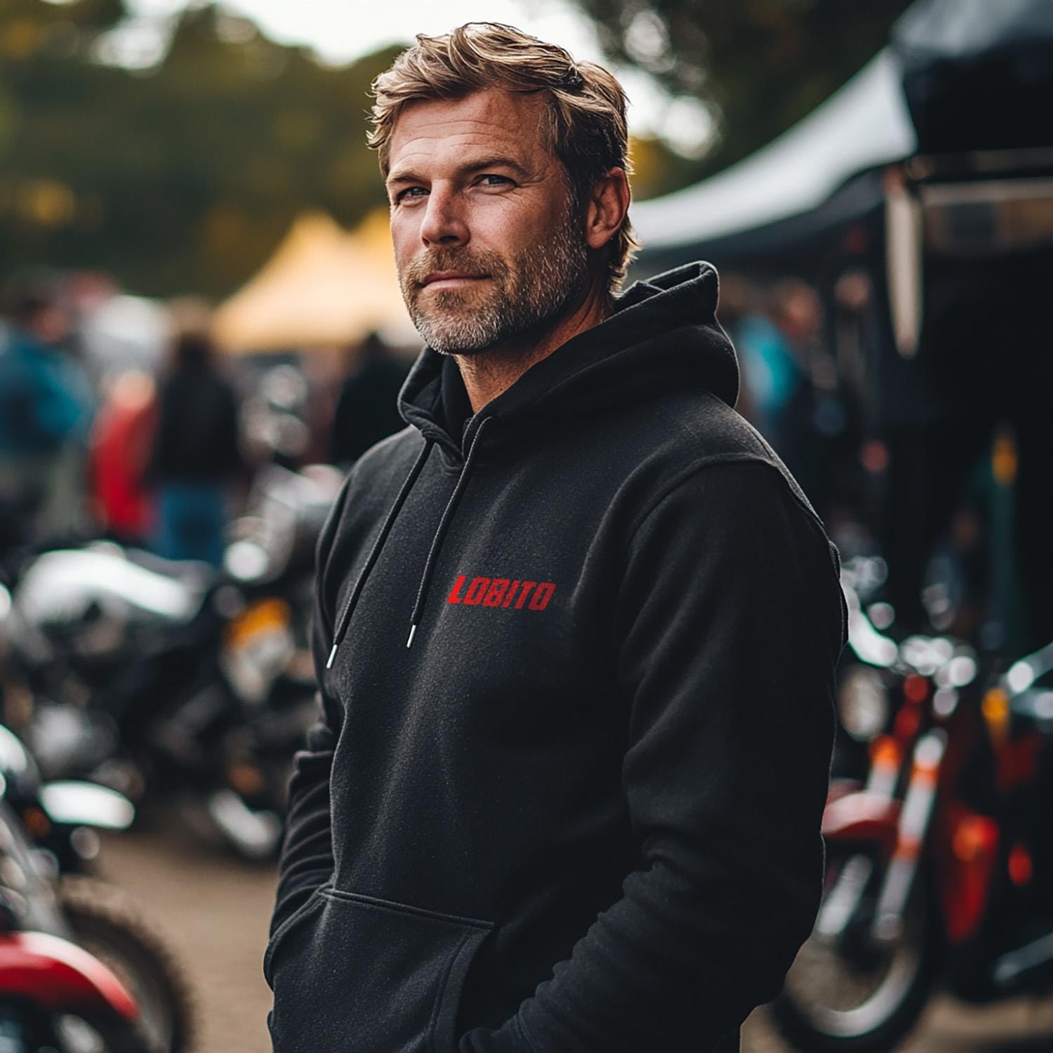 Bultaco Lobito Mk3 1969 - 1972 ( 74 100 125 ) Inspired Hoodie - Motorcycle Sweatshirt for Riders