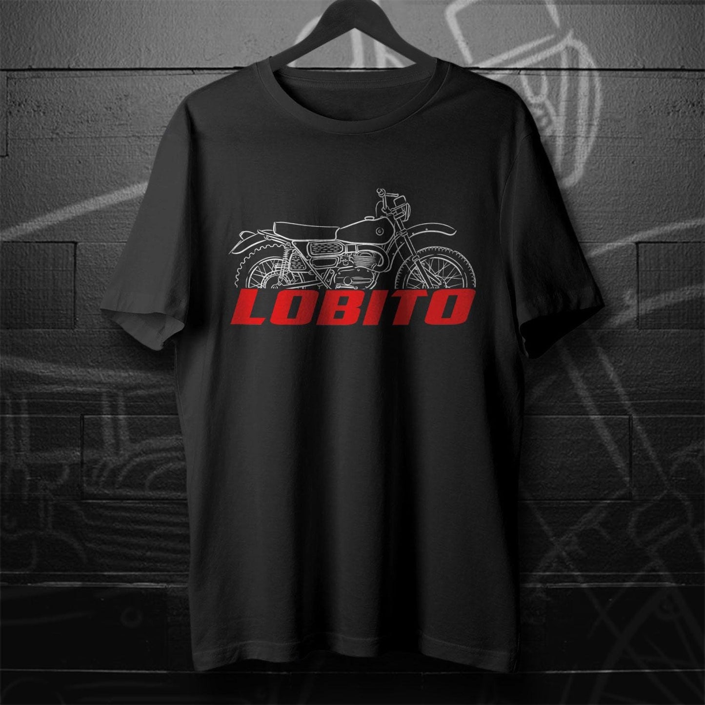 Bultaco Lobito Mk3 1969 - 1972 ( 74 100 125 ) Inspired T-Shirt - Motorcycle Tee Shirt for Riders