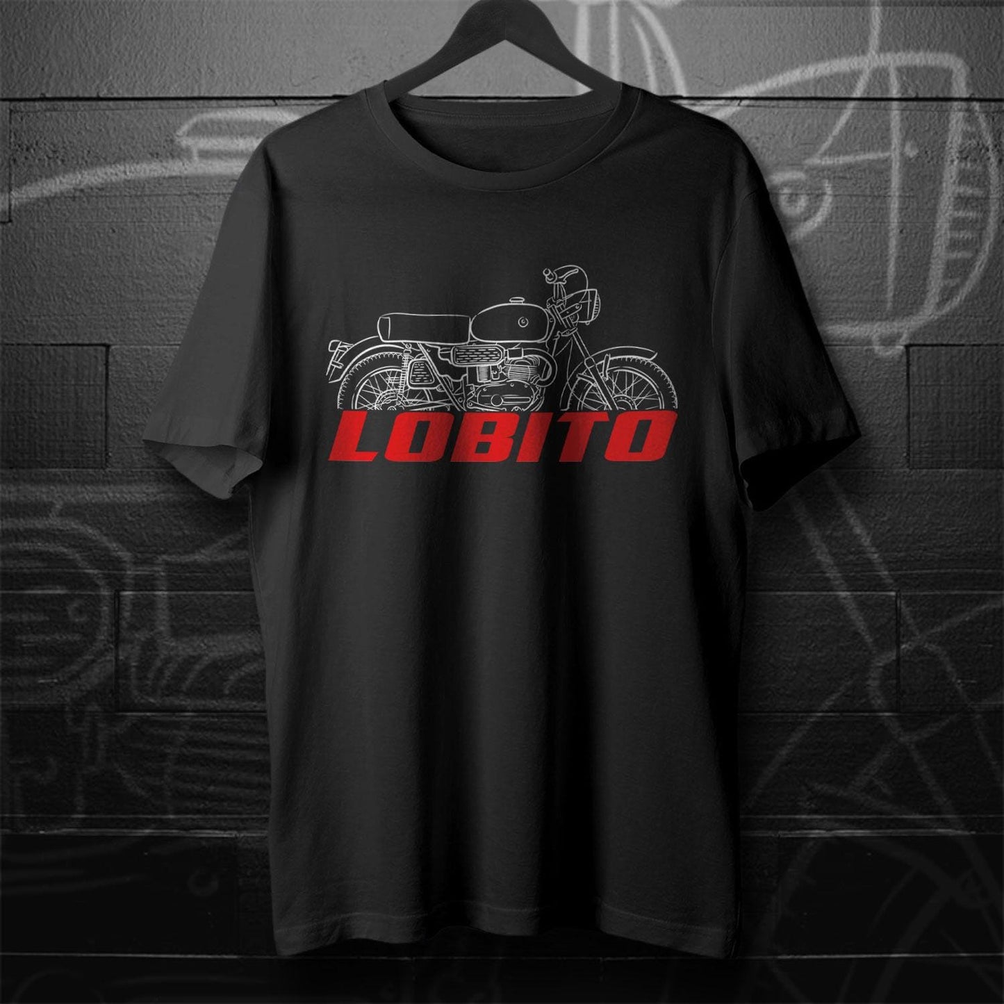 Bultaco Lobito Mk2 74 1967 - 1969 Inspired T-Shirt - Motorcycle Tee Shirt for Riders