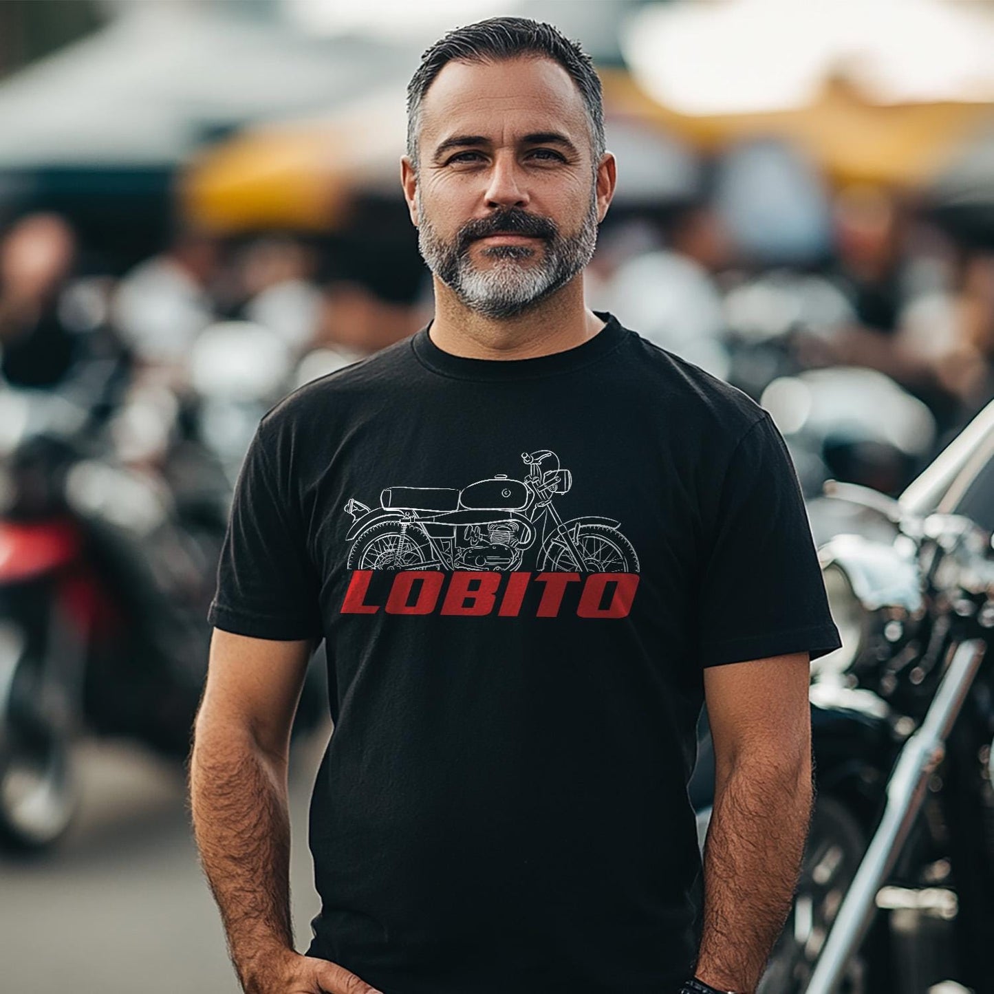 Bultaco Lobito K 100 1967 Inspired T-Shirt - Motorcycle Tee Shirt for Riders