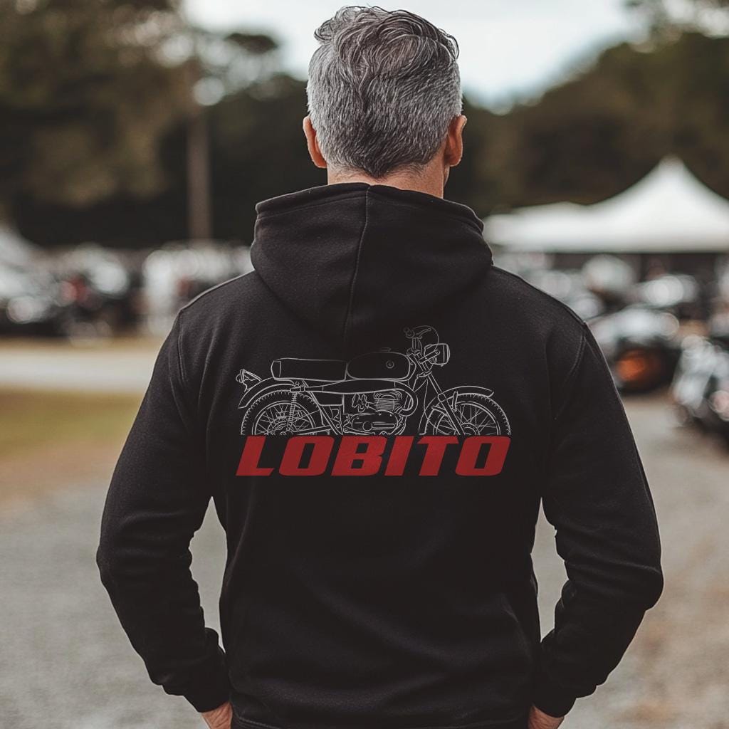 Bultaco Lobito K 100 1967 Inspired Hoodie - Motorcycle Sweatshirt for Riders