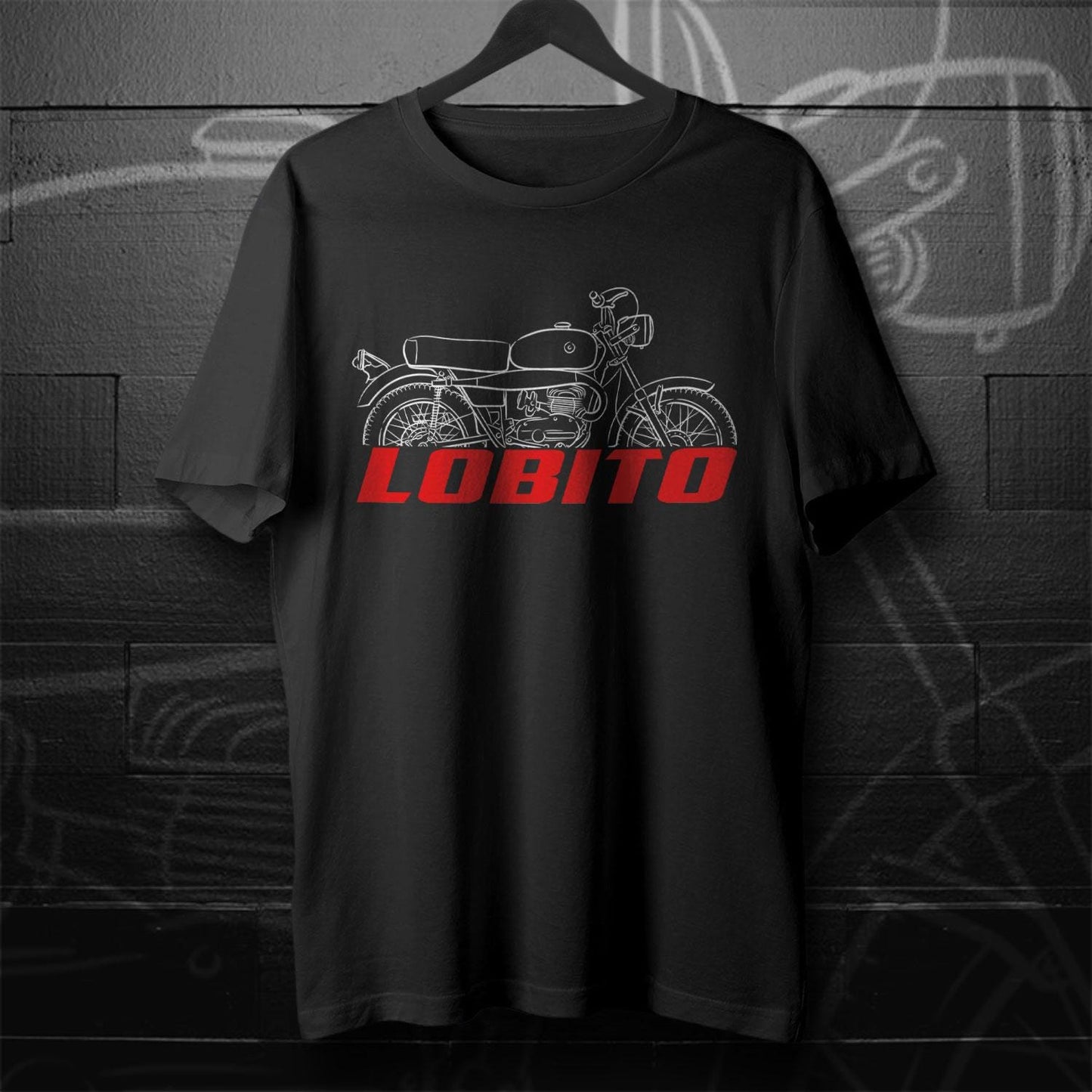 Bultaco Lobito K 100 1967 Inspired T-Shirt - Motorcycle Tee Shirt for Riders