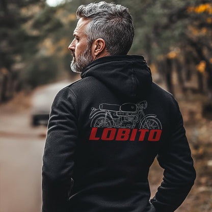 Bultaco Lobito 100 1966 - 1969 Inspired Hoodie - Motorcycle Sweatshirt for Riders
