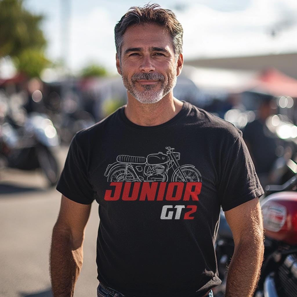 Bultaco Junior GT2 175 1974 - 1976 Inspired T-Shirt - Motorcycle Tee Shirt for Riders