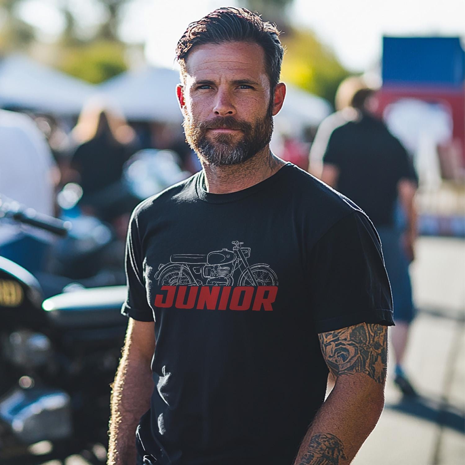 Bultaco Junior 125 1967 - 1971 Inspired T-Shirt - Motorcycle Tee Shirt for Riders