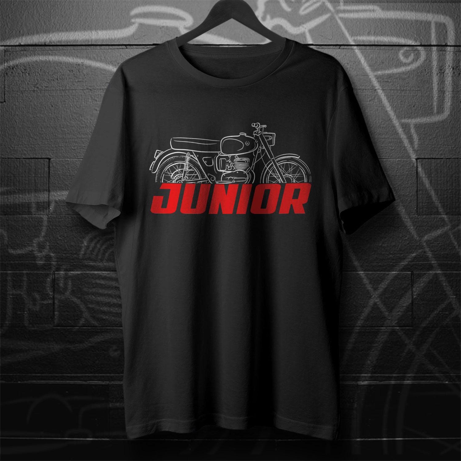Bultaco Junior 150 1969 - 1974 Inspired T-Shirt - Motorcycle Tee Shirt for Riders