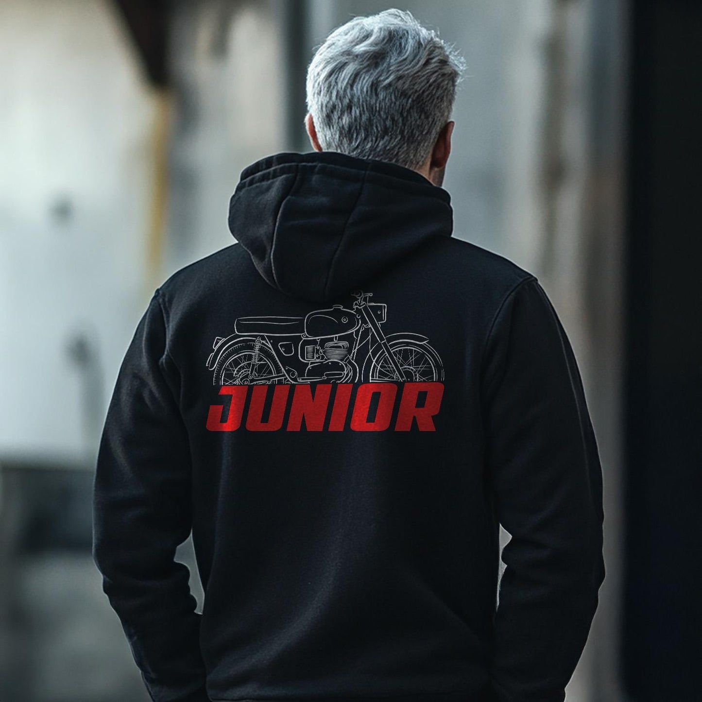 Bultaco Junior 74 1966 - 1971 Inspired Hoodie - Motorcycle Sweatshirt for Riders