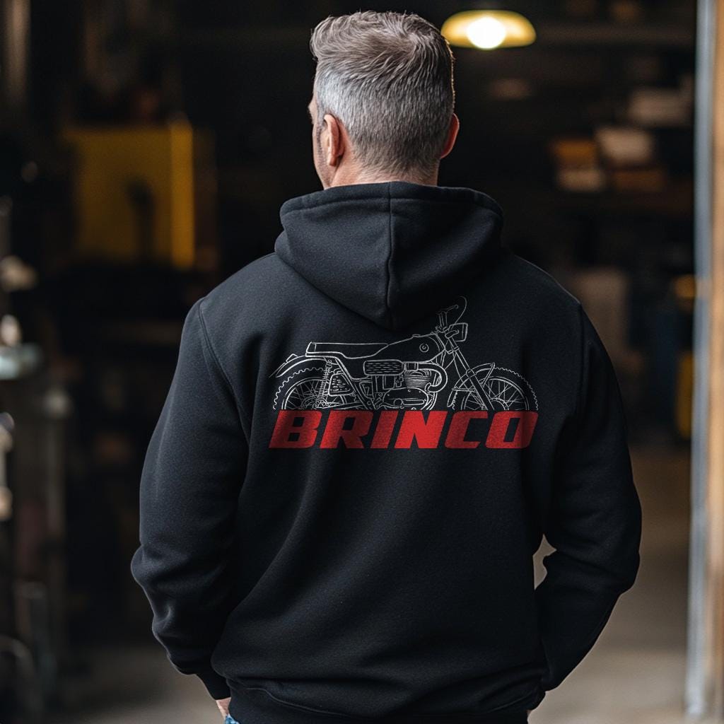 Bultaco Brinco 75 1973 - 1976 Inspired Hoodie - Motorcycle Sweatshirt for Riders