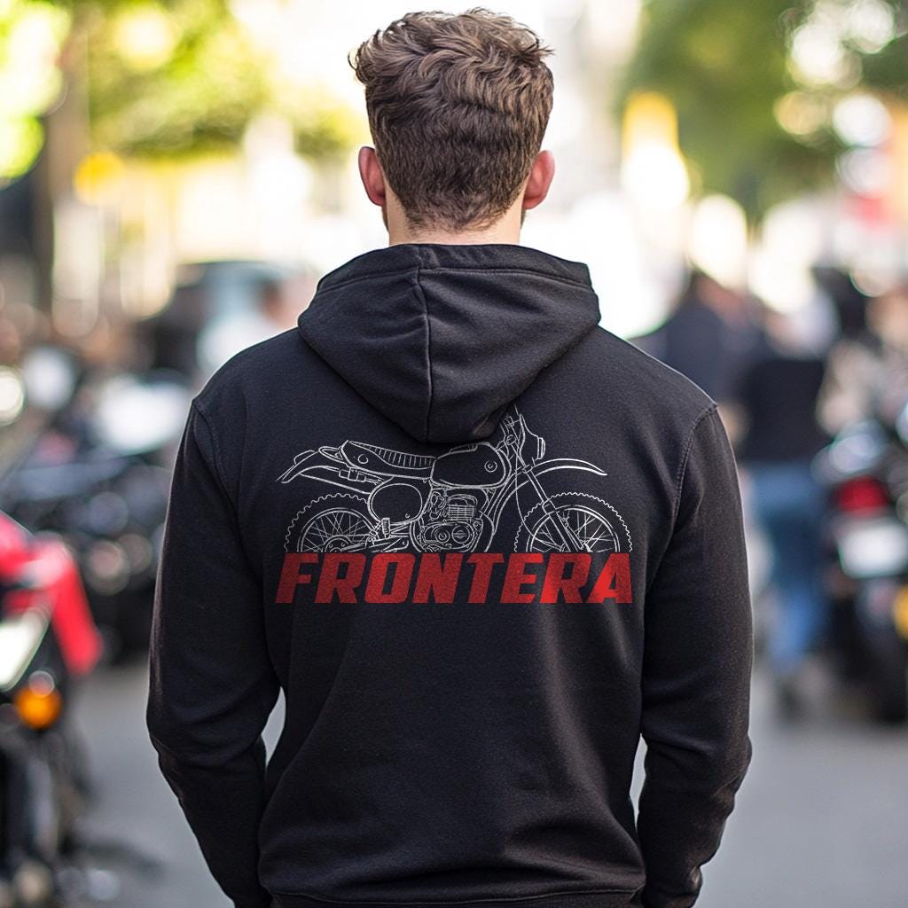 Bultaco Frontera Mk11B 370 1979 -1981 Inspired Hoodie - Motorcycle Sweatshirt for Riders