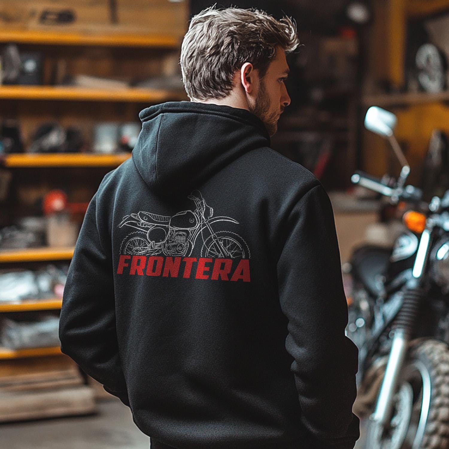 Bultaco Frontera Mk11B 250 1979 - 1981 Inspired Hoodie - Motorcycle Sweatshirt for Riders