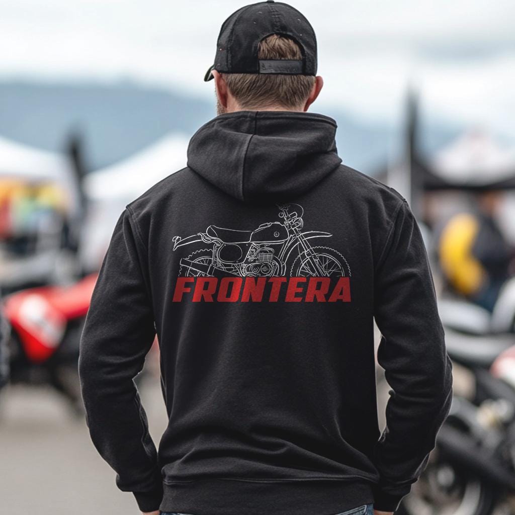 Bultaco Frontera Mk9 360 1975 - 1978 Inspired Hoodie - Motorcycle Sweatshirt for Riders
