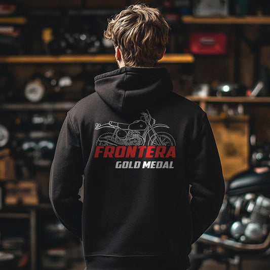 Bultaco Frontera Gold Medal 370 1977 - 1979 Inspired Hoodie - Motorcycle Sweatshirt for Riders