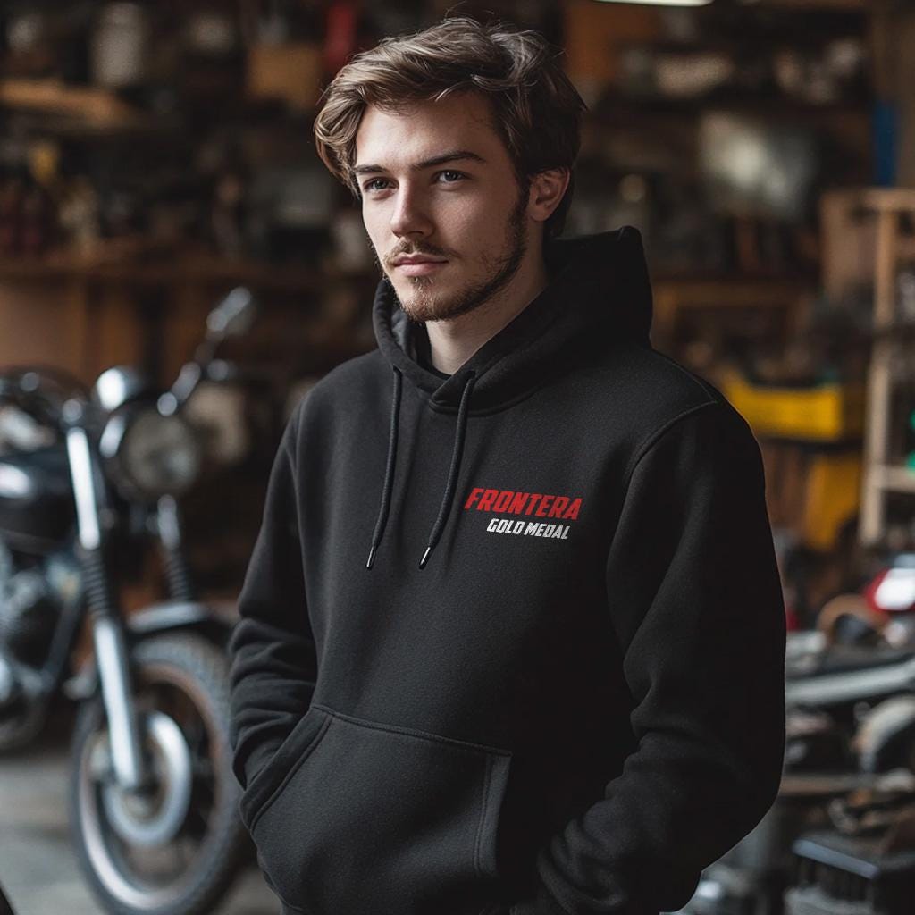 Bultaco Frontera Gold Medal 370 1977 - 1979 Inspired Hoodie - Motorcycle Sweatshirt for Riders