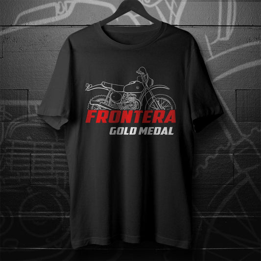 Bultaco Frontera Gold Medal 370 1977 - 1979 Inspired T-Shirt - Motorcycle Tee Shirt for Riders