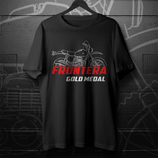 Bultaco Frontera Gold Medal 250 1977 - 1979 Inspired T-Shirt - Motorcycle Tee Shirt for Riders