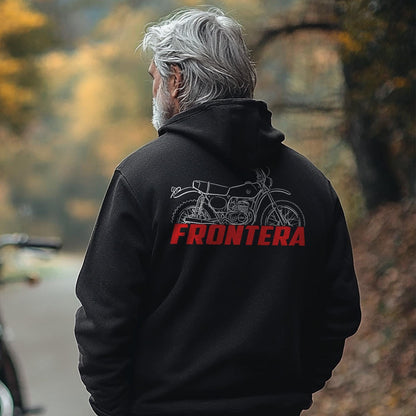 Bultaco Frontera 74 Inspired Hoodie - Motorcycle Sweatshirt for Riders