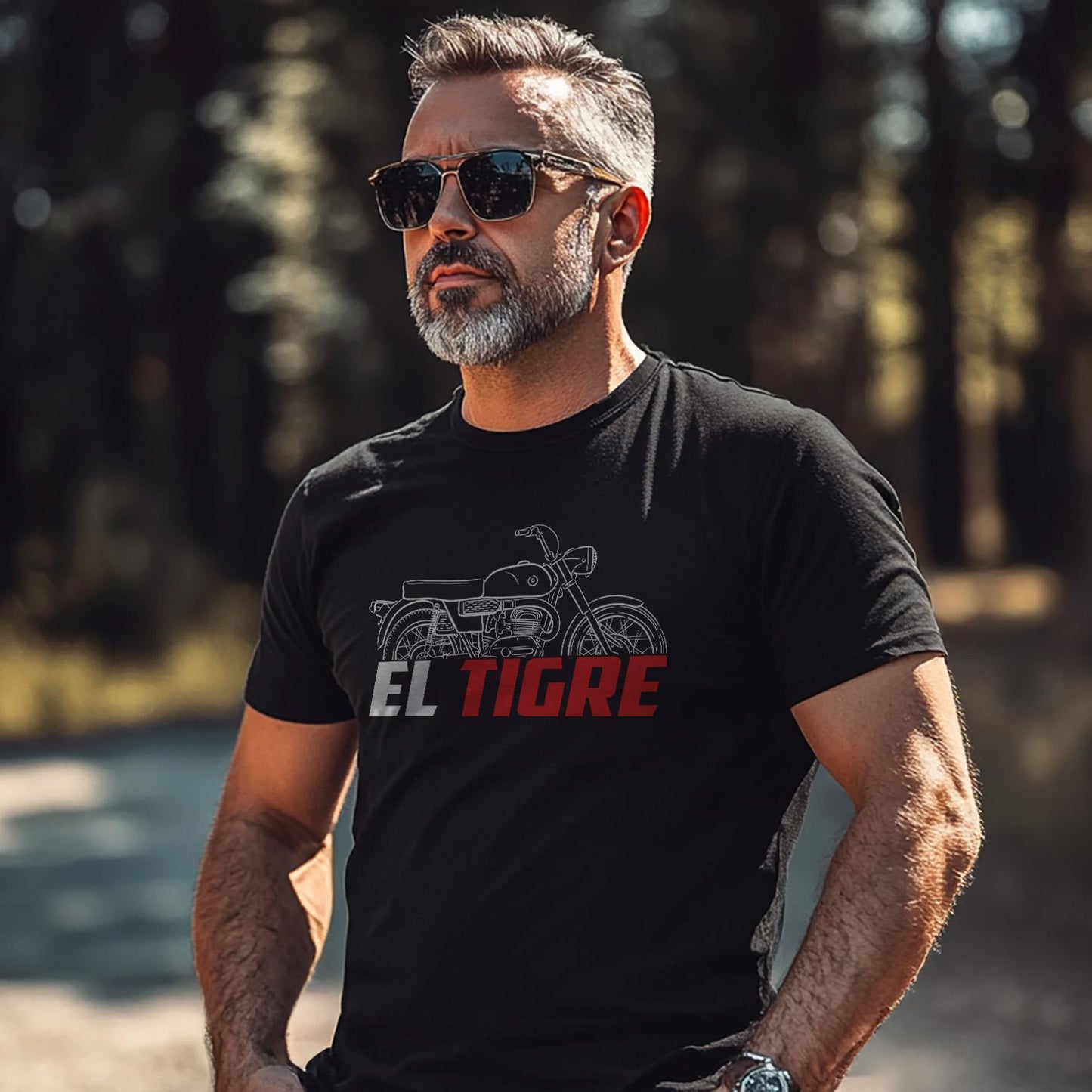 Bultaco El Tigre 200 1966 - 1968 Inspired T-Shirt - Motorcycle Tee Shirt for Riders