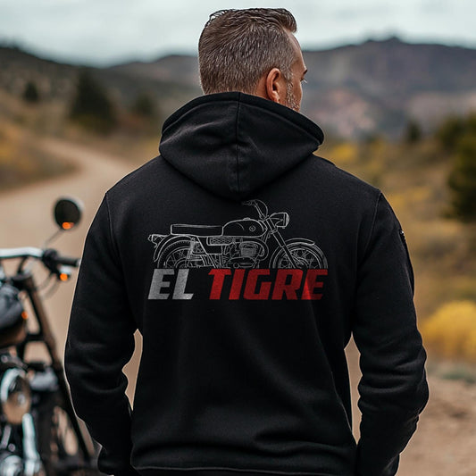 Bultaco El Tigre 200 1966 - 1968 Inspired Hoodie - Motorcycle Sweatshirt for Riders