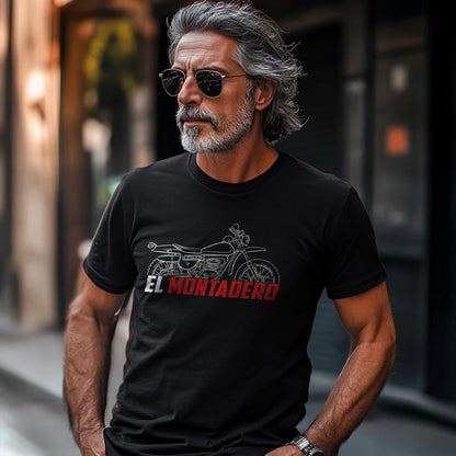 Bultaco El Montadero 360 Mk1 & Mk2 Inspired T-Shirt - Motorcycle Tee Shirt for Riders