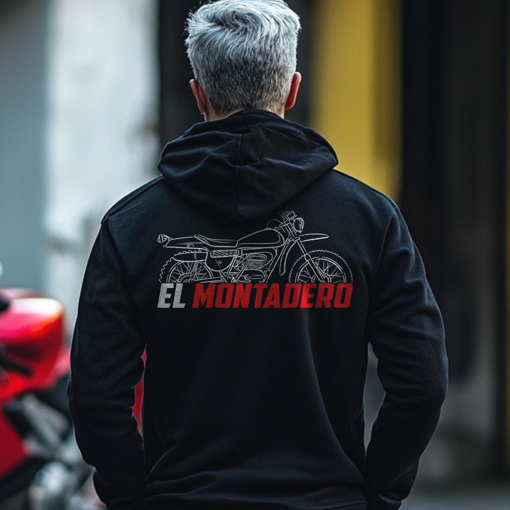 Bultaco El Montadero 360 Mk1 & Mk2 Inspired Hoodie - Motorcycle Sweatshirt for Riders