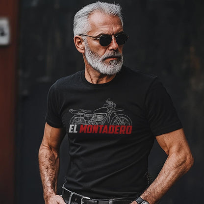 Bultaco El Montadero 350 Mk1 & Mk3 Inspired T-Shirt - Motorcycle Tee Shirt for Riders