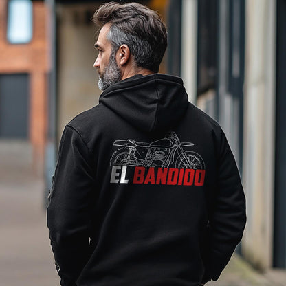 Bultaco El Bandido 350 & 360 Inspired Hoodie - Motorcycle Sweatshirt for Riders